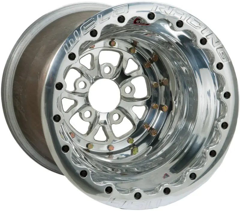 Weld V-Series 16X16 / 5X5.5 Bp / 4In. Bs Polished Wheel 1