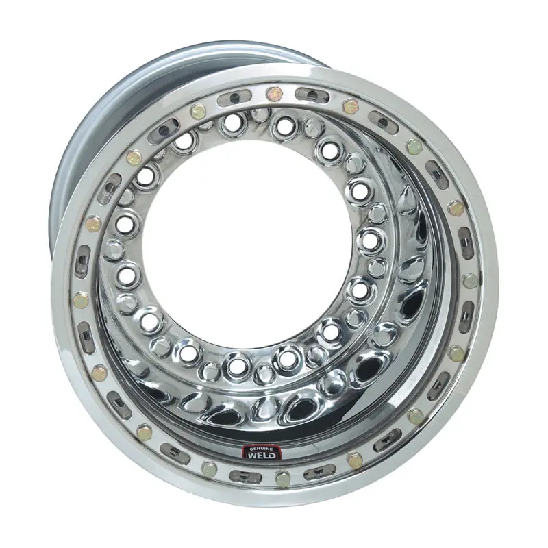 Weld Wide 5 Xl Direct Mount 15X14 / 5X10.25 Bp / 6In. Bs Polished Assembly - Outer Beadlock 1