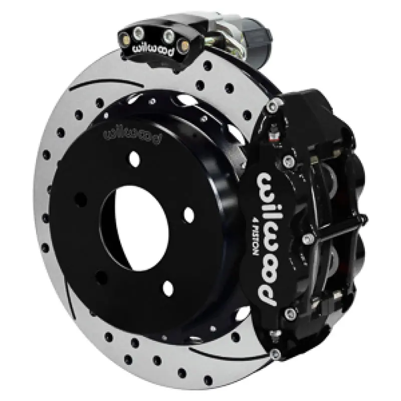 Wilwood 88-98 Gm C1500 Superlite Rear Elec. Parking Brake Kit 12.88In Srp Rotor 3.25In Offset - Blk 1