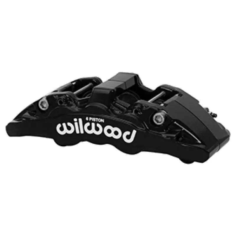 Wilwood Aero6-Dm Caliper L/H Black W/ Logo 6.52In Piston 1.30In Disc 1