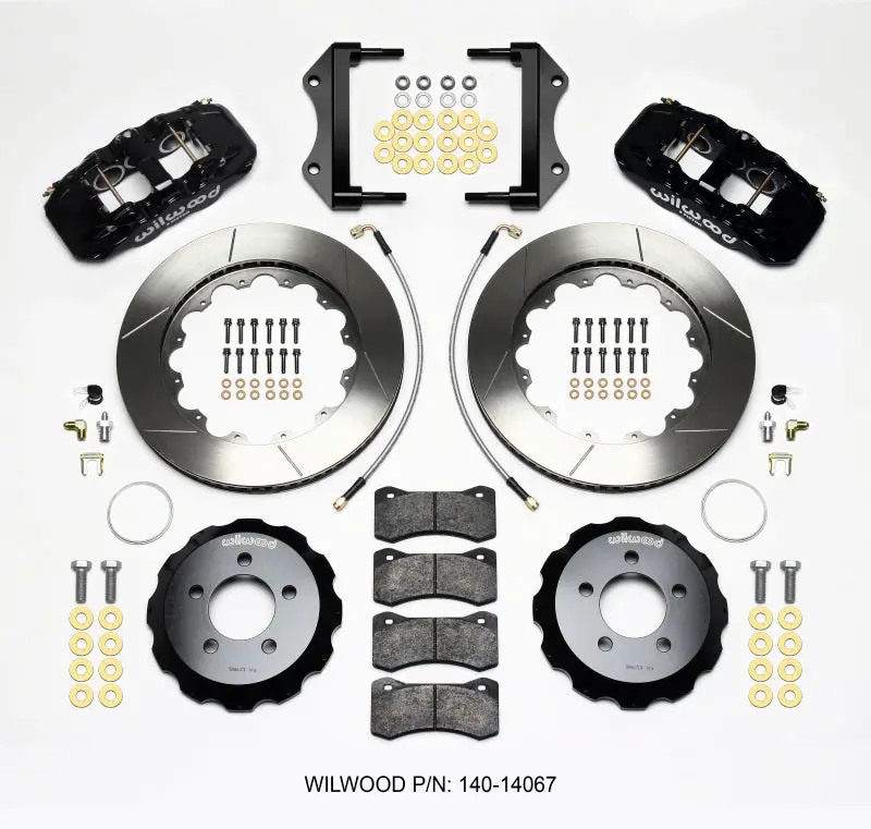 Wilwood Aero6 Front Hat Kit 14.25 2014-Up Challenger W/Lines 1
