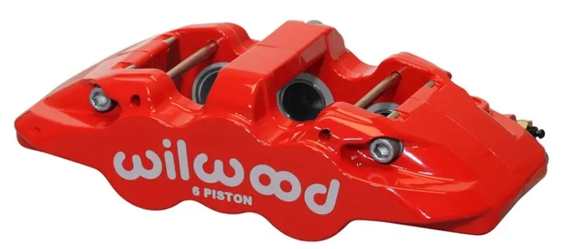 Wilwood Caliper-Aero6-R/H - Red 1.75/1.38/1.38In Pistons 1.25In Disc 1
