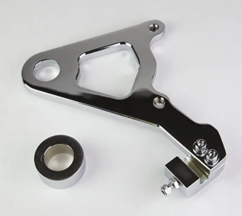 Wilwood Caliper Mounting Kit Chrome W/Bracket Gp310 2000-06 Flh/Flt 1