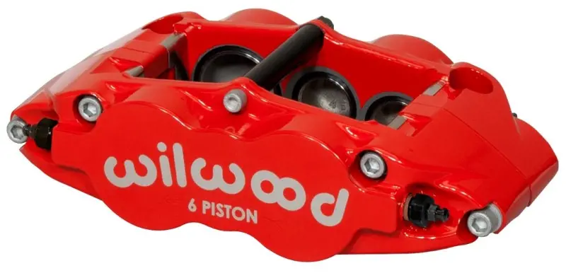 Wilwood Caliper-Narrow Superlite 6R-Rh - Red 1.62/1.12/1.12In Pistons 1.10In Disc 1