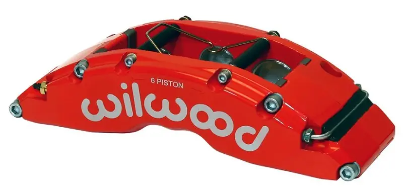 Wilwood Caliper-Tc6r-Red 1.75/1.38/1.38In Pistons 1.38In Disc 1