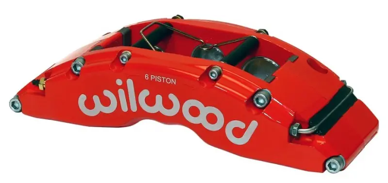 Wilwood Caliper-Tc6r-Red 1.88/1.62/1.62In Pistons 1.38In Disc 1