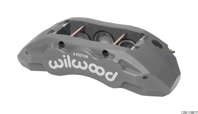 Wilwood Caliper-Tx6r- R/H - Clear 1.75/1.62/1.62In Pistons 1.38In Disc 1
