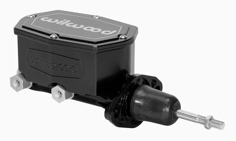 Wilwood Compact Tandem Master Cylinder - 15/16In Bore - W/Pushrod (Black) 1