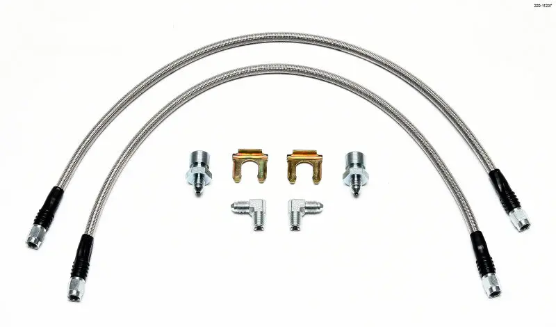 Wilwood Flexline Kit 22 Inch 3/8-24 To 90 Degree 1