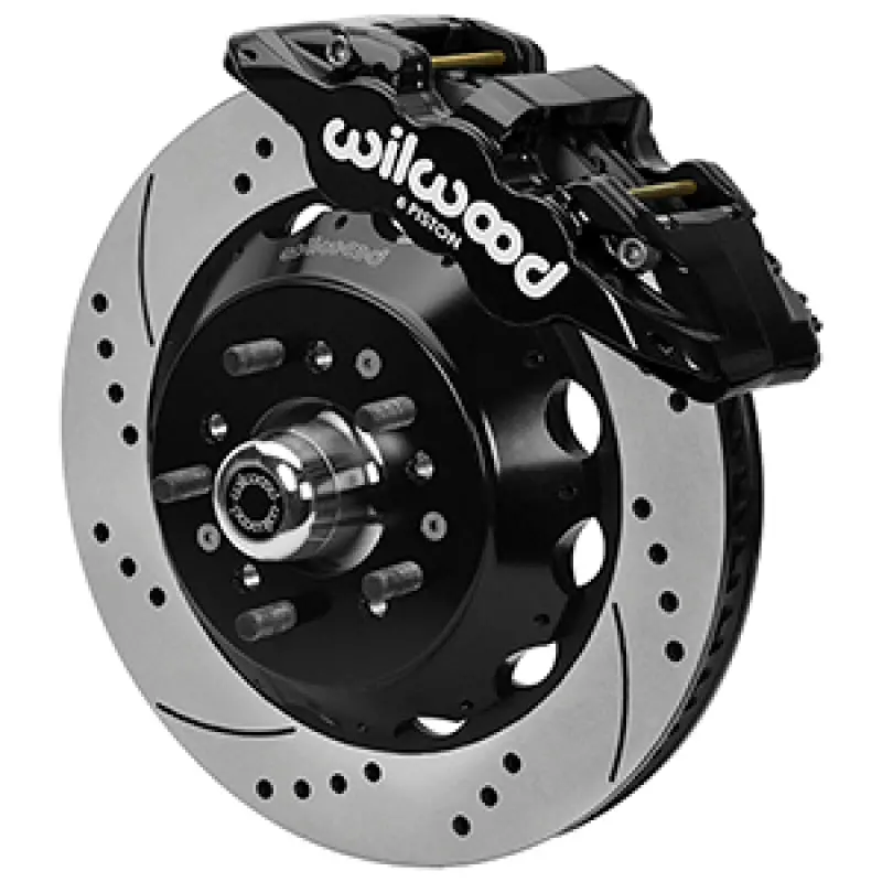 Wilwood Forged 6 Piston Superlite Caliper, Gt 72 Vane Vented Spec37 D&S Rotor - 14.00X1.25 1
