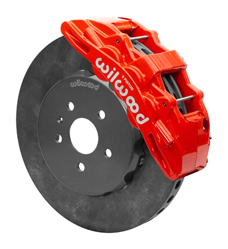 Wilwood Sx6r Wccb Carbon-Ceramic 10-14 Chevy Camaro Front Big Brake Kit - Red 1