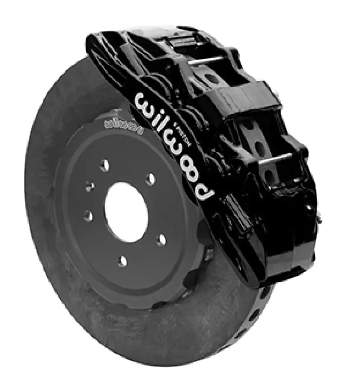 Wilwood Sx6r Wccb Carbon-Ceramic Front Brake Kit 15In Plain Face Black 05-13 Chevy Corvette 1