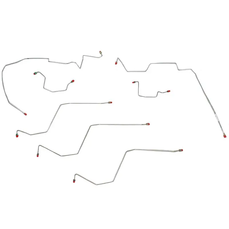 Wkt0204om- 02-05 Dodge Ram 1500 4Wd, Awabs, Front Brake Line Kit; Steel 1