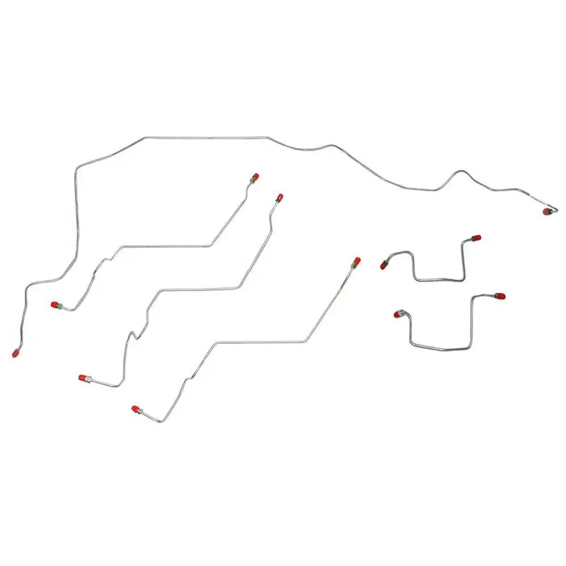 Wkt1001om- 10-14 Ram 2500/3500, 4Wd, No Traction Control, Front Brake Line Kit; Steel 1