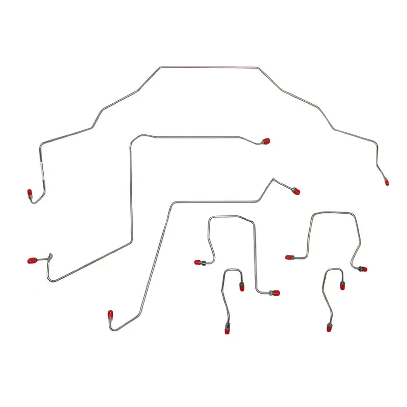 Wkt9801ss- 98-01 Ram 1500 2Wd, Rwabs, Front Brake Line Kit; Stainless 1