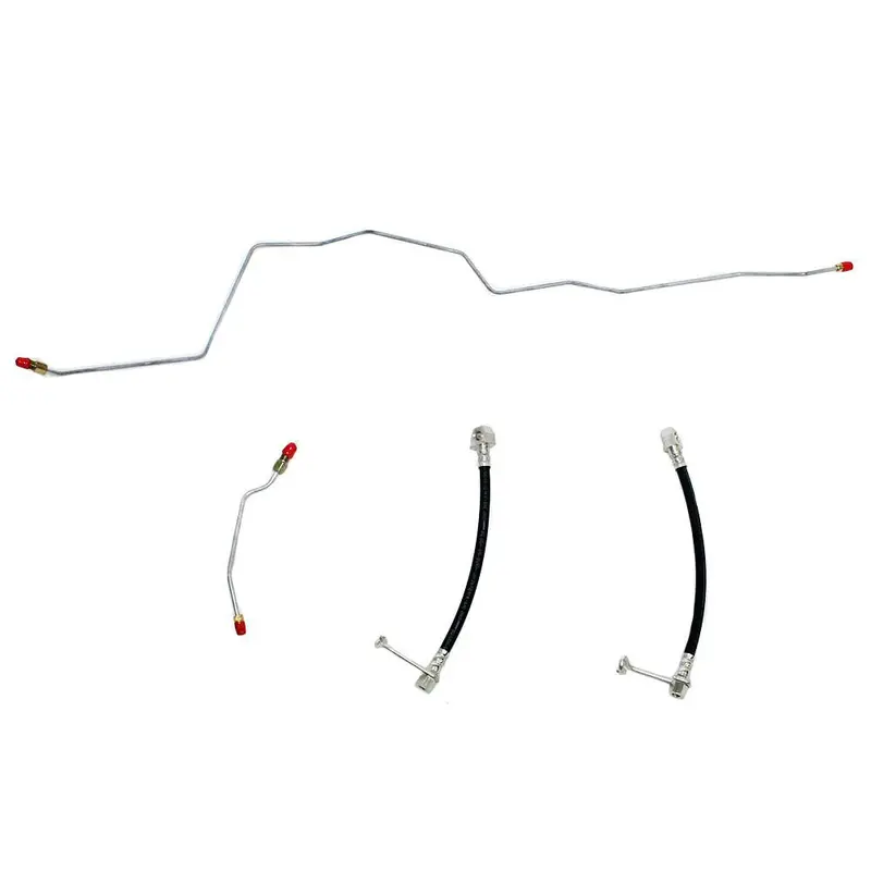 Wra0102ss- 01-02 Dodge Ram 2500 Automatic 5.9 L6/ V10 Dana 70 W/ Disc Rear Axle Brake Lines; Stainless 1
