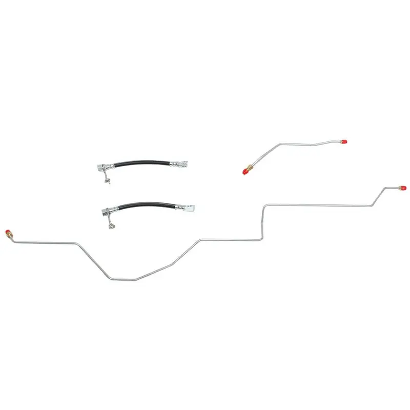 Wra0201om- 02-08 Dodge Ram 1500, 9.25 Rear Disc, No Mega Cab, Rear Axle Brake Lines; Steel 1