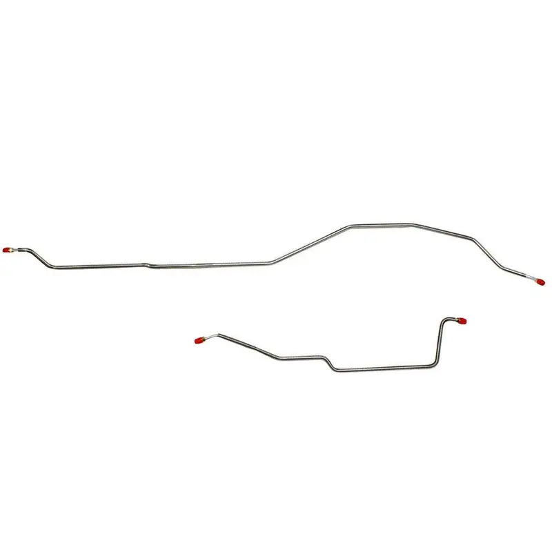 Wra8901ss - 89 D250, Reg W/ Long, Ctd; Rear Axle Brake Line; Stainless 1