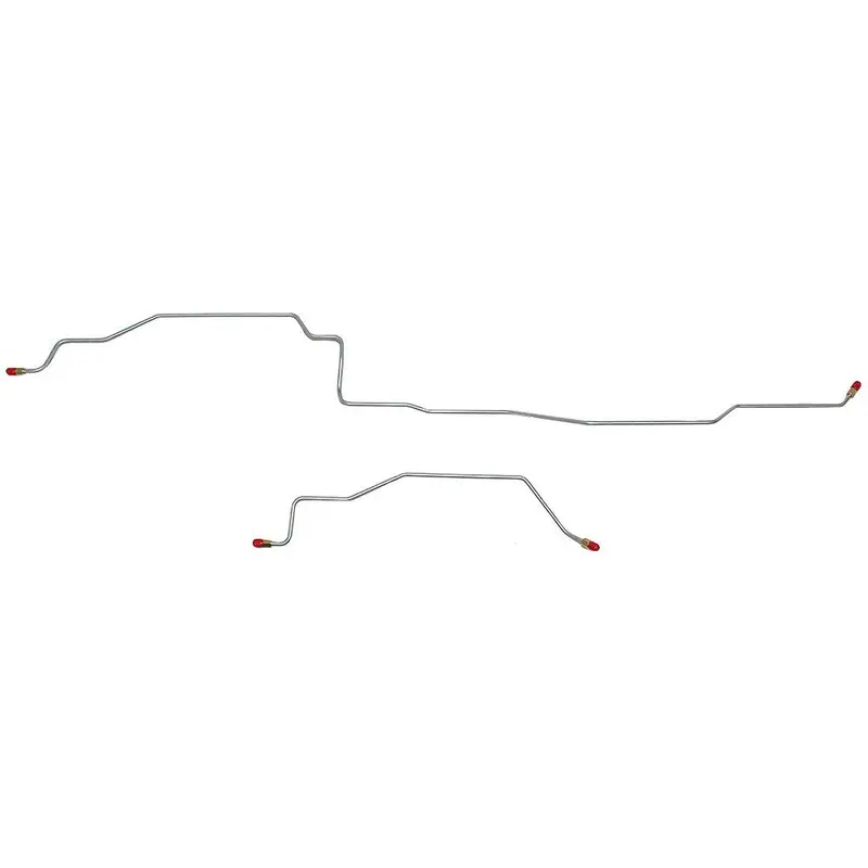 Wra9401ss- 94-01 Dodge Ram 1500 Rear Axle Brake Lines; Stainless 1