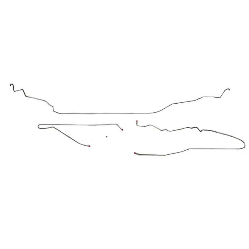 Xin9603om- 96-99 Chevy Cavalier, No Traction Control, 1Pc Abs/M/C, Intermediate Brake Line Kit; Steel 1
