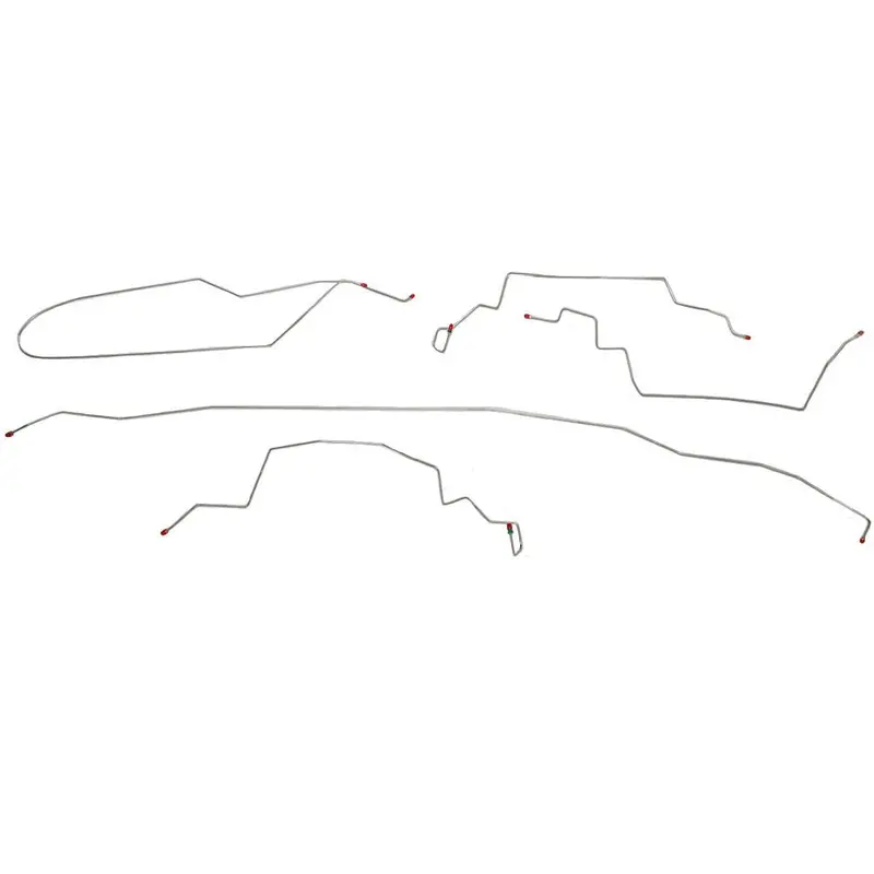 Yin0103ss- 01-06 Sebring Convertible, W/ Awabs, 4W Disc; Intermediate Brake Line Kit; Stainless 1