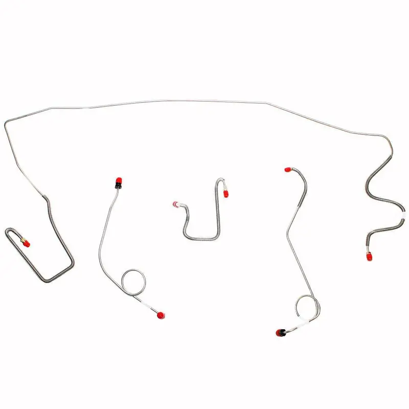 Ykt6701om- 67 Mopar A-Body Standard Disc/Drum Brakes, 4 Line Front Kit; Steel 1