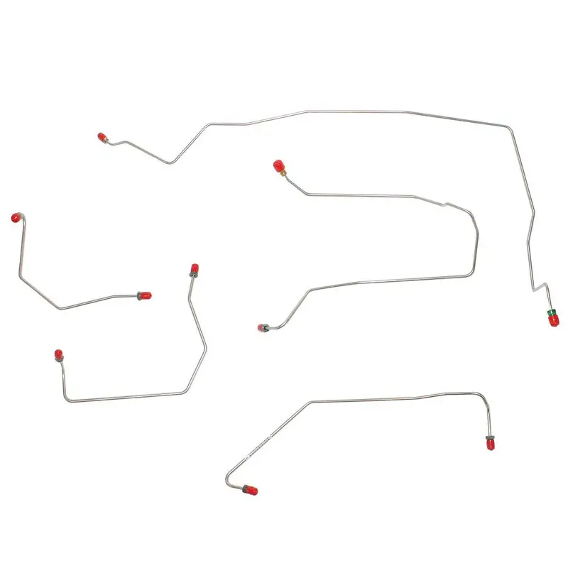 Ykt9701ss - 97 Chrysler Concord, No-Anti Lock Brakes, Front Disc/Drum, Front Brake Line Kit; Stainless 1