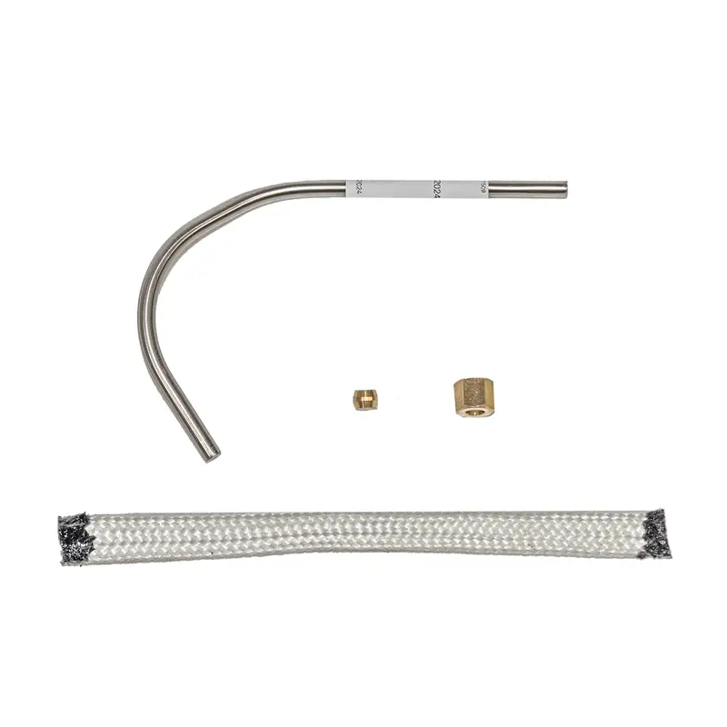 Zch6502ss- 64-65' Ford Fairlane, Falcon, Mustang, Mercury Comet, 170Cid 6Cyl, 1Bbl; Choke Tube Kit, 1 Line & Insulator; Stainless 1