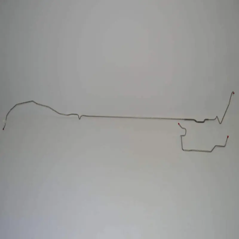 Zgl7102ss- 71-73' Ford Mustang 8Cyl' 3/8'' Tank To Pump Fuel Line, 2Pc; Stainless 1
