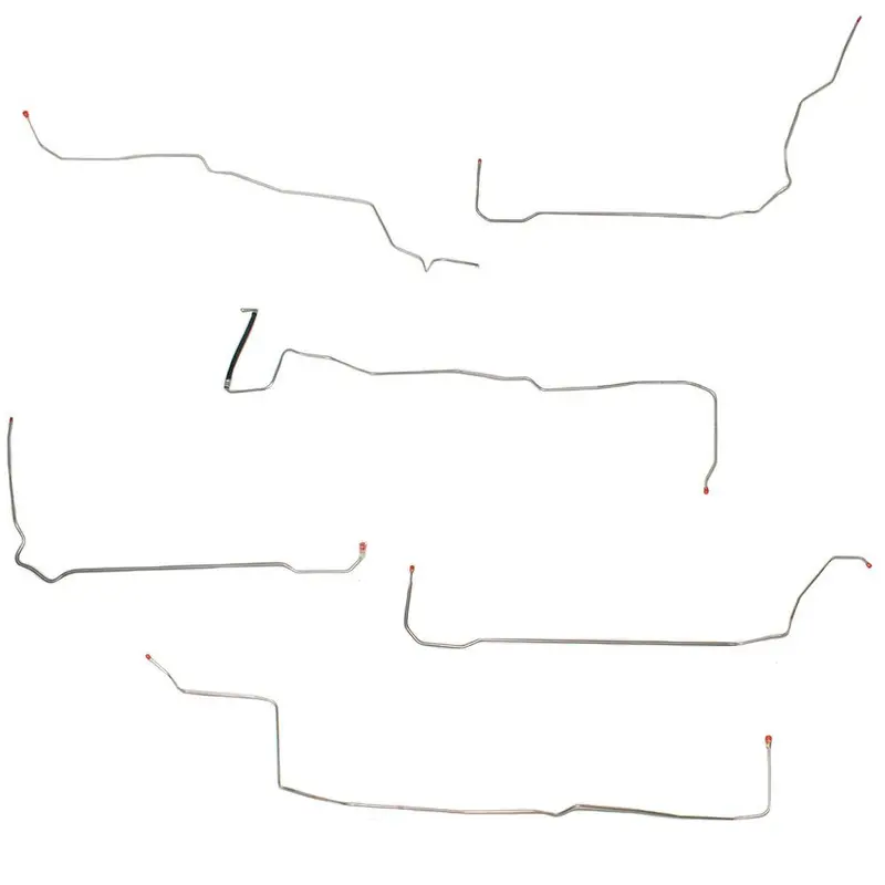 Zgl9604ss- 96-98 Ford Mustang Gt, Fuel Line Kit; Stainless 1