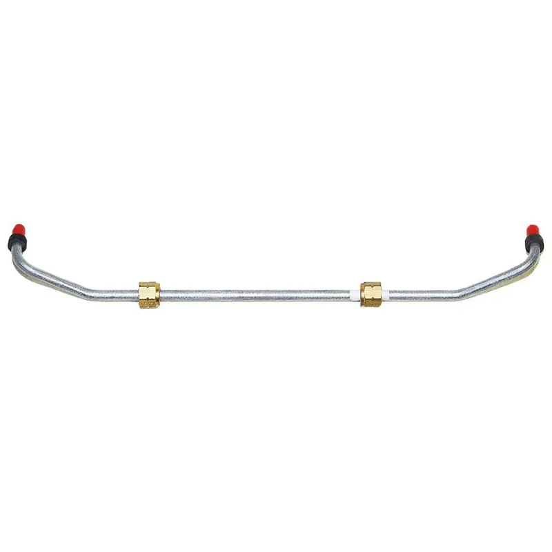 Zhc6401ss- 64-67' Ford Mustang, Holley Carb Model 4150 W/ ''Lemans'' Fuel Bowl, 715 Cfm Carb; Transfer Line; Stainless 1