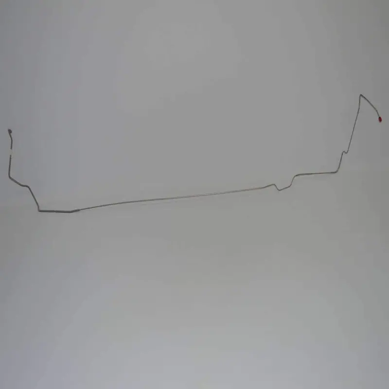 Zin7201ss- 72-73' Ford Mustang, Front Drum Brakes, Intermediate Brake Line; Stainless 1
