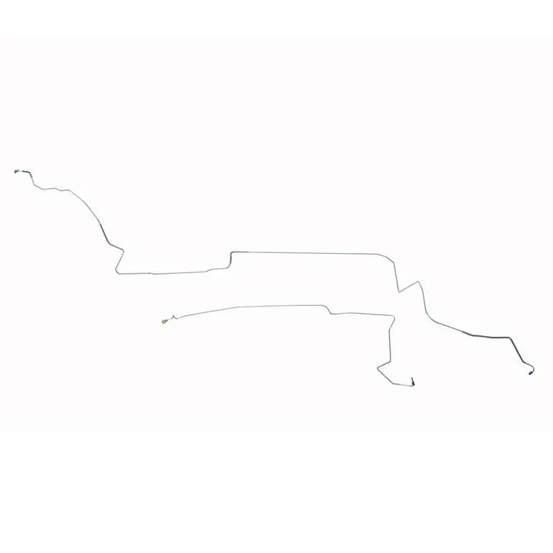 Zin8702om- 87-93 Ford Mustang Intermediate Brake Line; W/O Sub-Frame Connectors; Steel 1