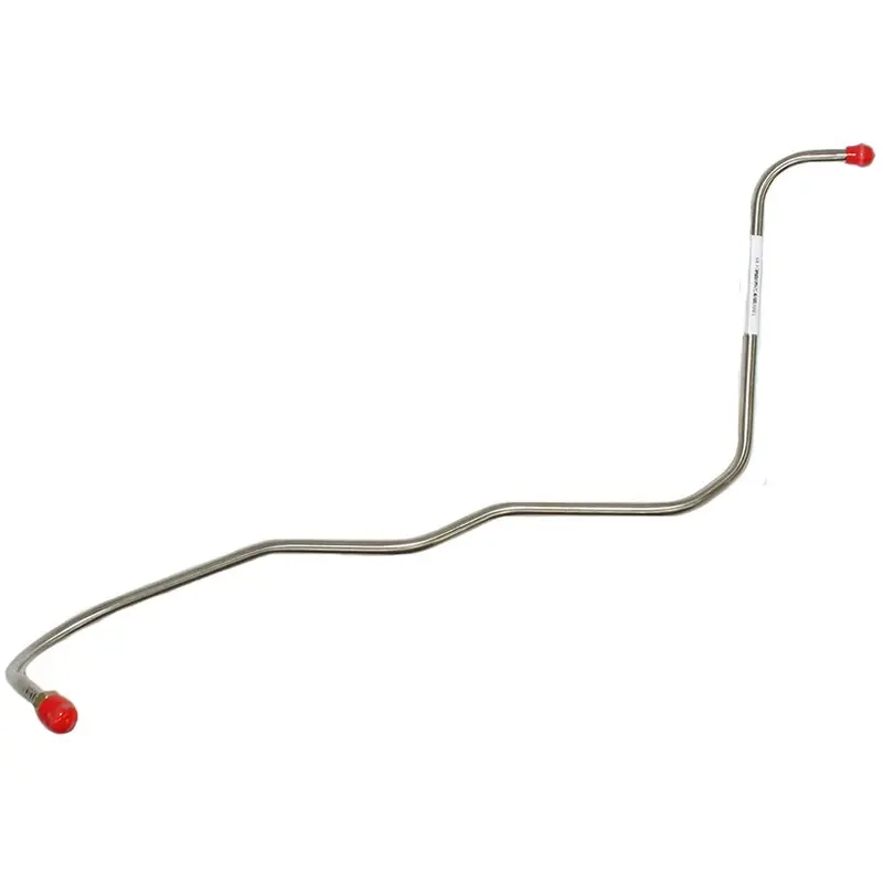 Zpc6801ss- 68' Ford Mustang, Fairlane, Torino & Mercury Cougar, 302Cid 4Bbl; Pump To Carb Fuel Line; Stainless 1