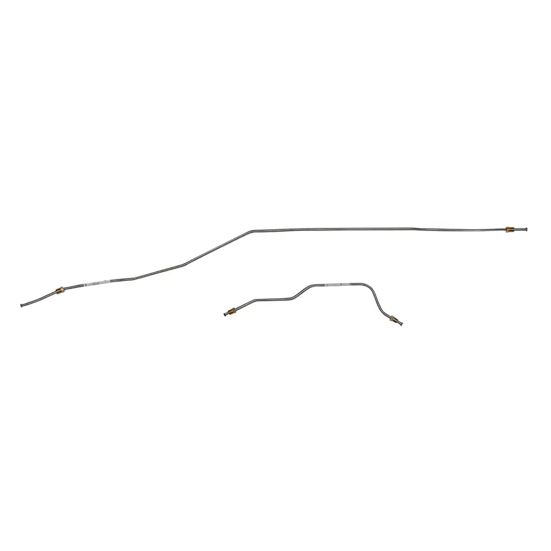 Zra6402ss- 64-66' Ford Mustang W/ 8'' Axle, Single Exhaust; Rear Axle Brake Lines, 2Pc Set; Stainless 1