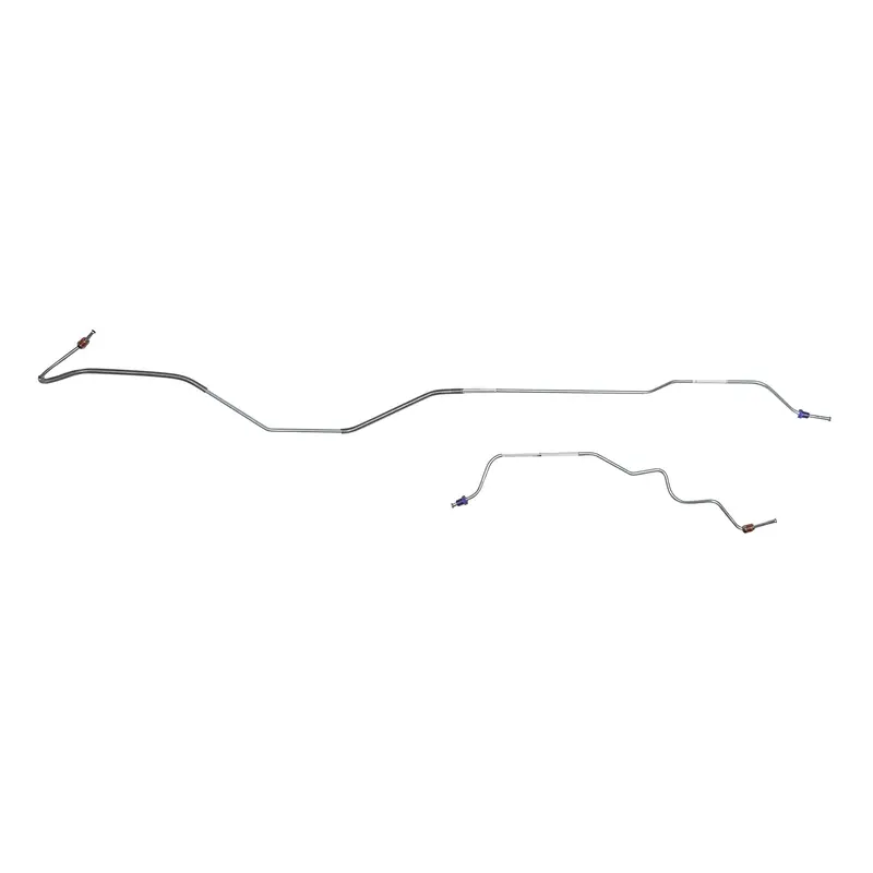 Zra7002om- 70' Ford Mustang, 8'' Rear Axle; 2Pc Rear Axle Brake Line Set; Steel 1
