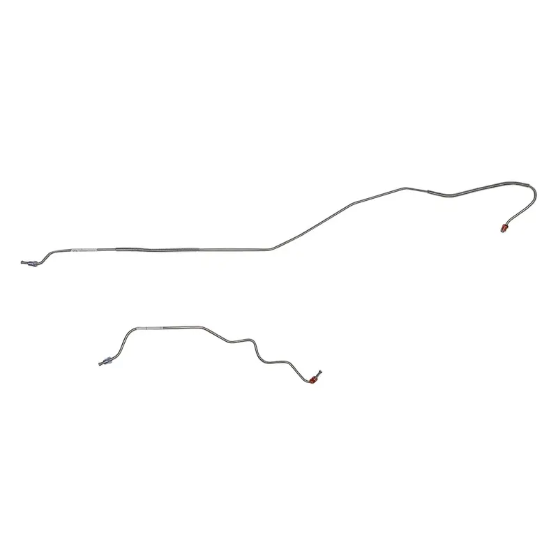 Zra7003om- 70' Ford Mustang, 9'' Rear Axle; 2Pc Rear Axle Brake Line Set; Steel 1