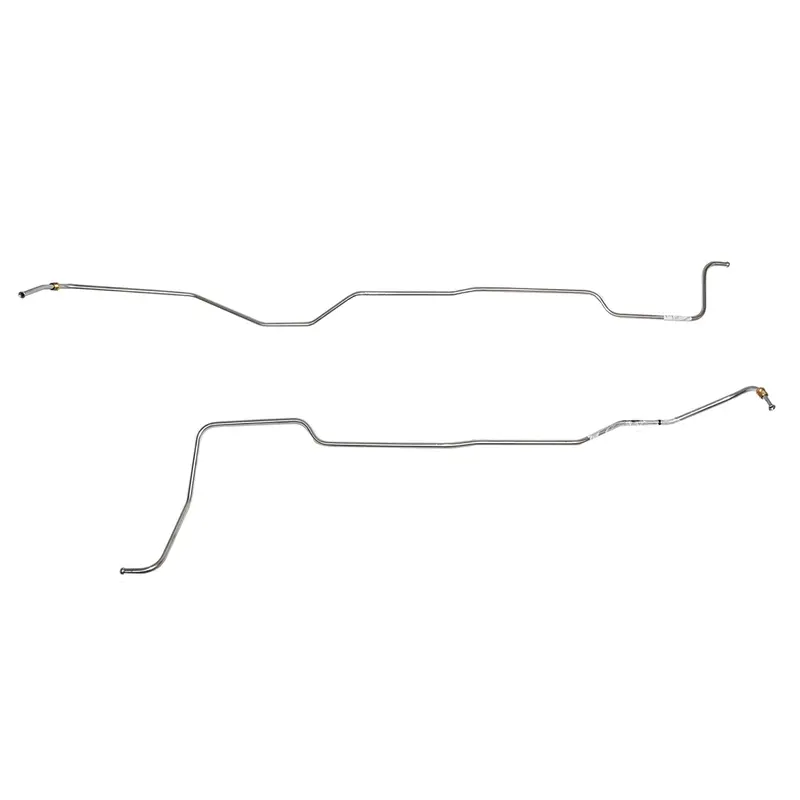 Ztc6401om- 64-65' Ford Mustang, 6Cyl, C4 Transmission Cooler Line Set, W/O Fittings At Radiator, 2Pc Set; Steel 1
