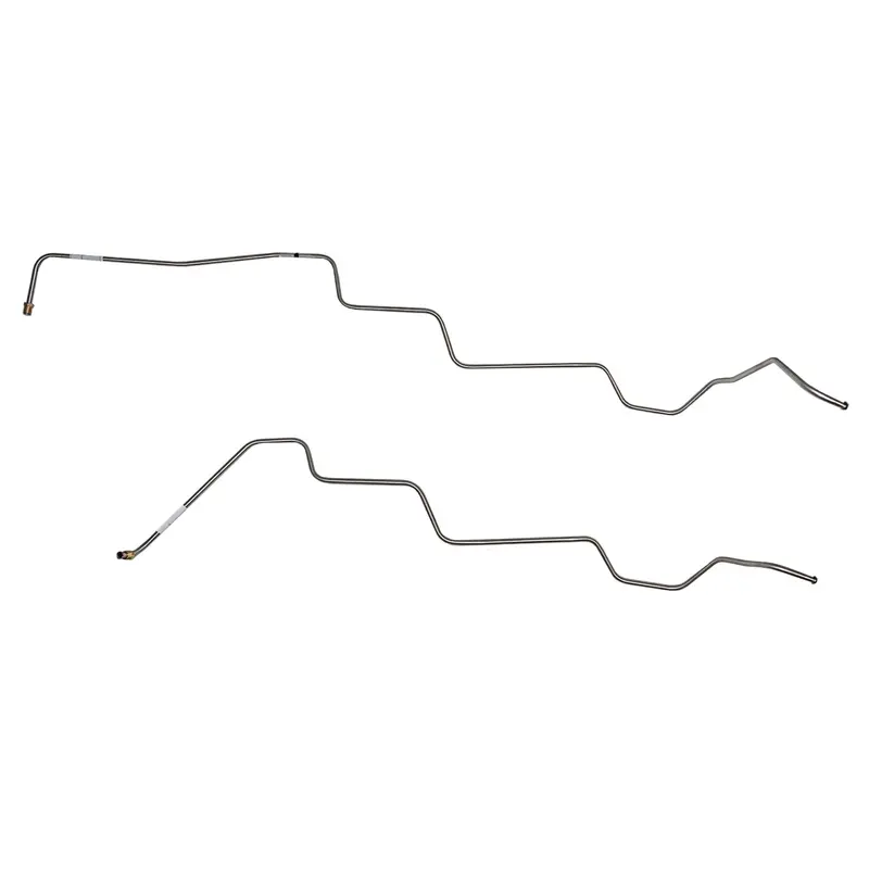 Ztc6402ss- 64-65' Ford Mustang, Falcon, Mercury Comet, 8Cyl. W/ C4 Transmission W/O Fittings At Radiator; Transmission Cooler Line Set, 2Pc; Stainless 1