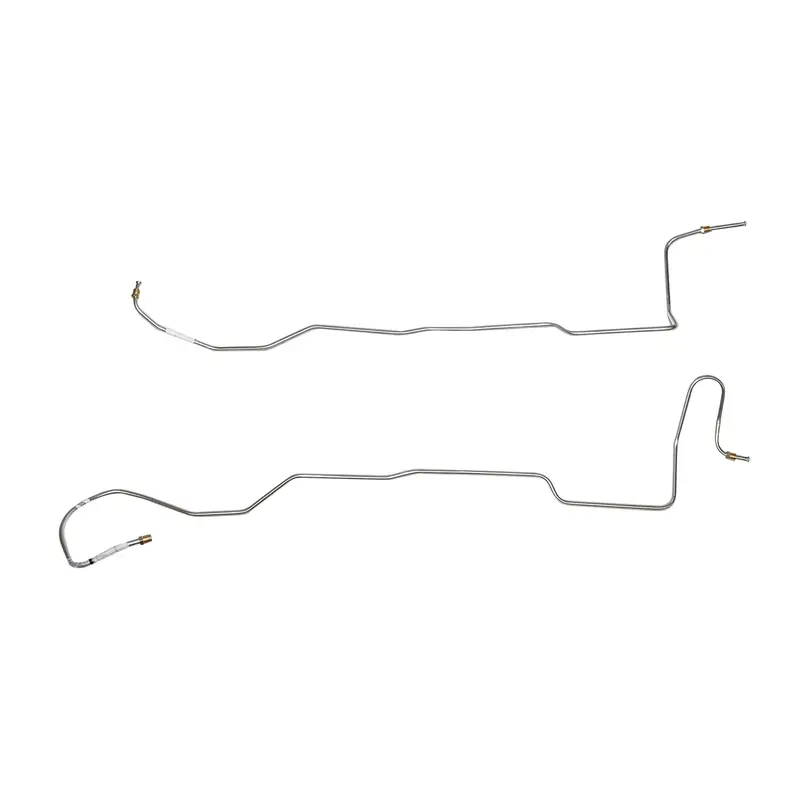 Ztc6601om- 66 Ford Mustang, 6Cyl. C4 2Pc Transmission Cooler Line Set; Steel 1