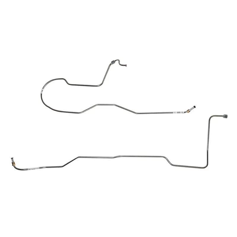 Ztc6701ss- 67-70' Ford Mustang, 6Cyl C4 Transmission Cooler Line, 2Pc Set; Stainless 1