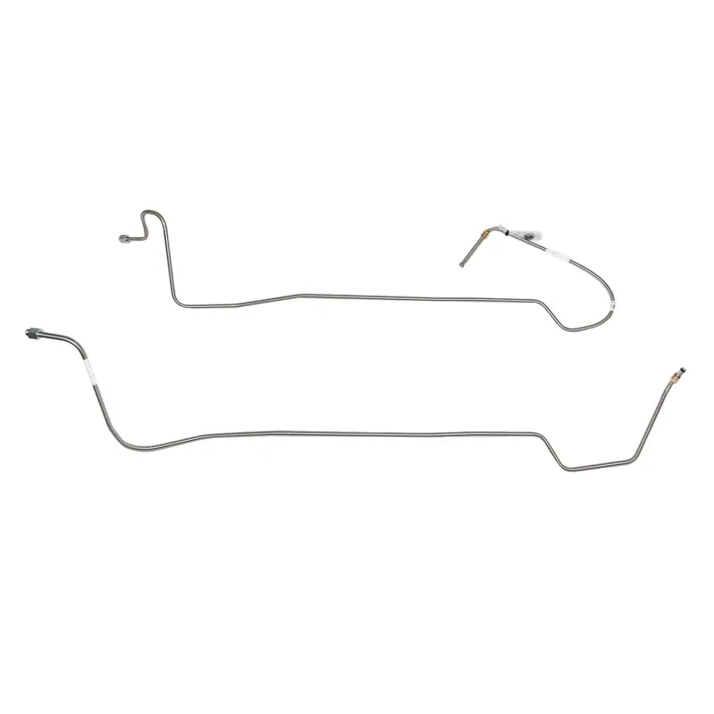Ztc6702om- 67-70' Ford Mustang & Mercury Cougar, 8Cyl C4 Transmission Cooler Line, 2Pc Set; Steel 1