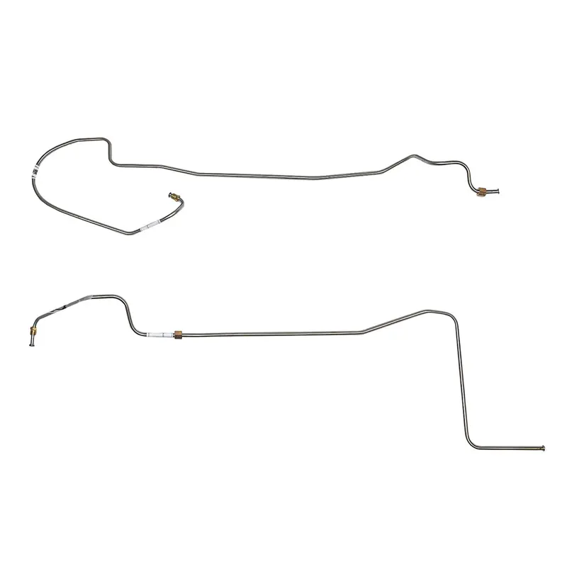 Ztc6902om- 69-70' Ford Mustang & Mercury Cougar, 351W W/ Fmx Transmission Cooler Lines, W/ Heavy Duty Cooling, 2Pc Line Set; Steel 1
