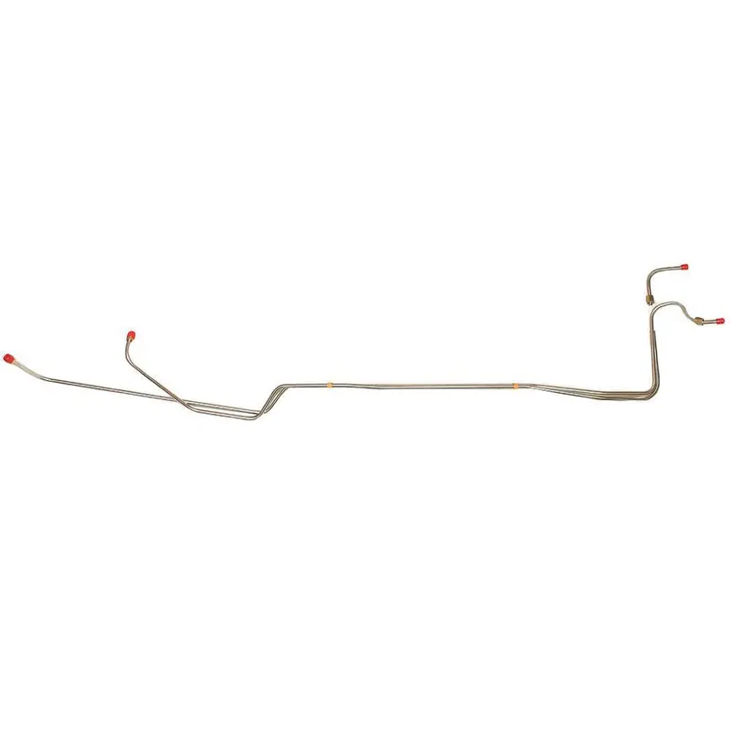 Ztc7103ss- 71-73' Ford Mustang & Mercury Cougar, 8Cyl W/ C6 Transmission Cooler Lines, 2Pc Line Set; Stainless 1