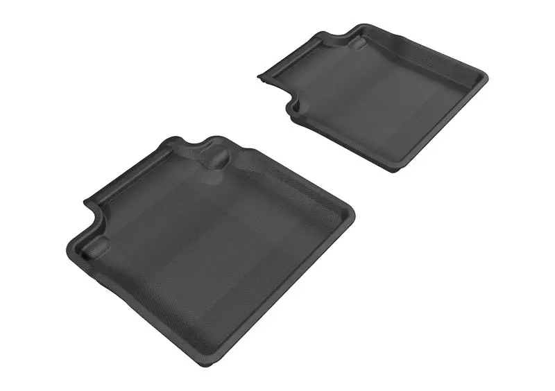 3D Maxpider Custom-Fit All-Weather Floor Mats For 2011–2019 Infiniti Q70 / M37 – Second-Row, Black 1