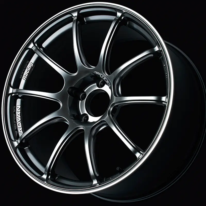 Advan Racing Rzii Hyper-Black & Ring Alloy Wheel: 18X8.5", +31Mm Offset, 5X114.3Mm, 73Mm Center Bore 1