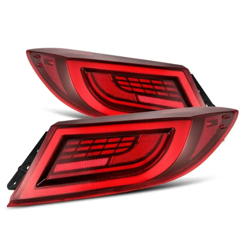 Alpharex Luxx Led Taillights For 2022–2024 Toyota Gr86 – Vivid Red Finish 1