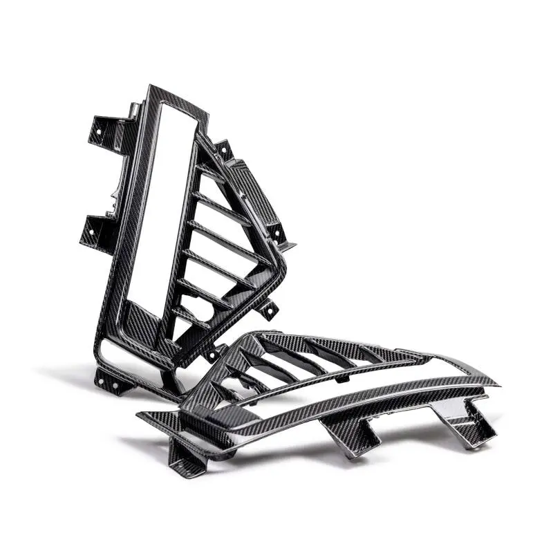 Anderson Composites Oe-Style Carbon Fiber Side Grilles – 2022–2024 Cadillac Ct5 Black Wing 1