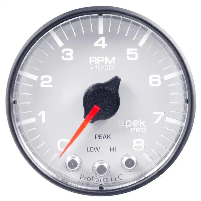 Autometer Spek-Pro 2-1/16" Tachometer With Shift Light And Peak Memory – 8,000 Rpm 1