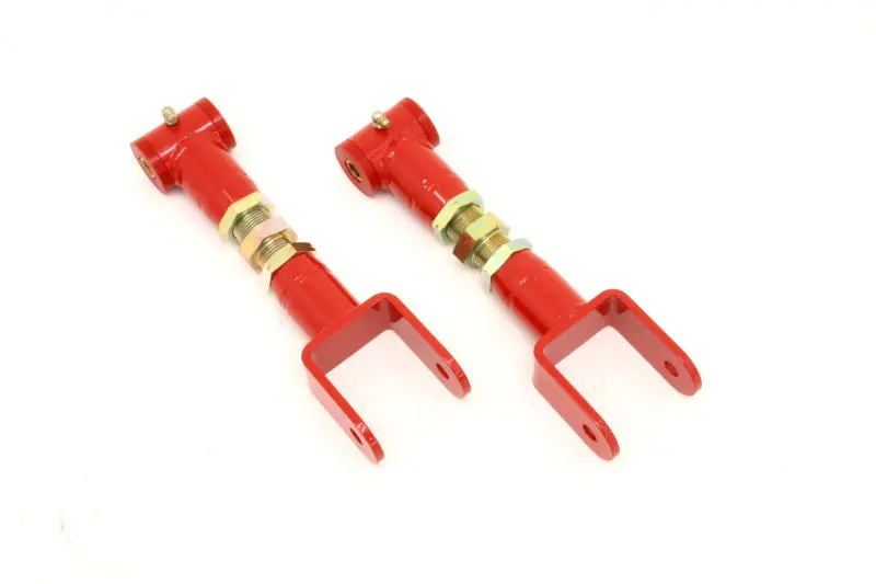 Bmr Adjustable Upper Control Arms For 1968–1972 A-Body Cars (Polyurethane Bushings, Red Finish) 1